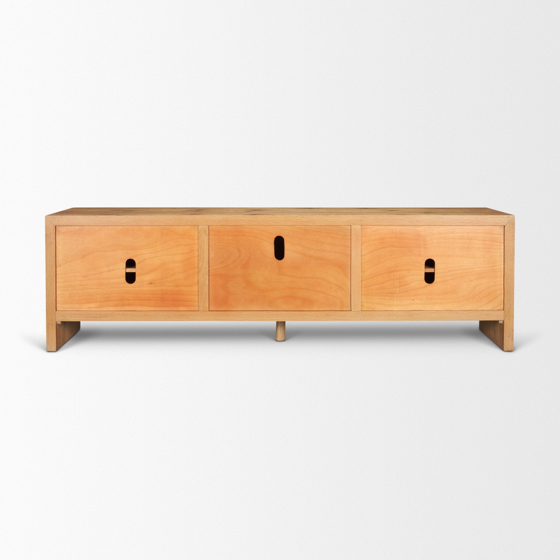 Belford 94" Oak Wood Media Console