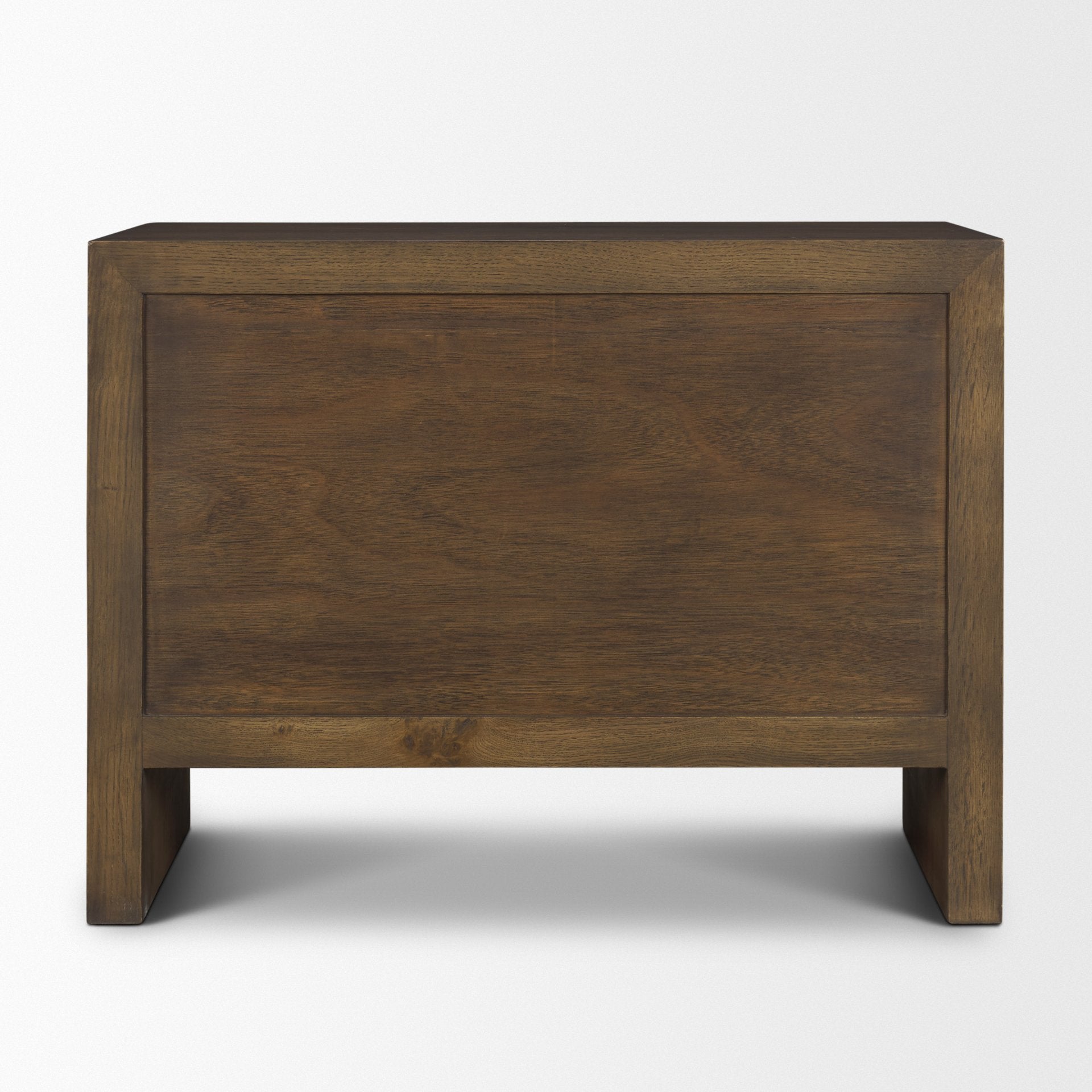 Belford 3-Drawer Oak Wood Closed Nightstand