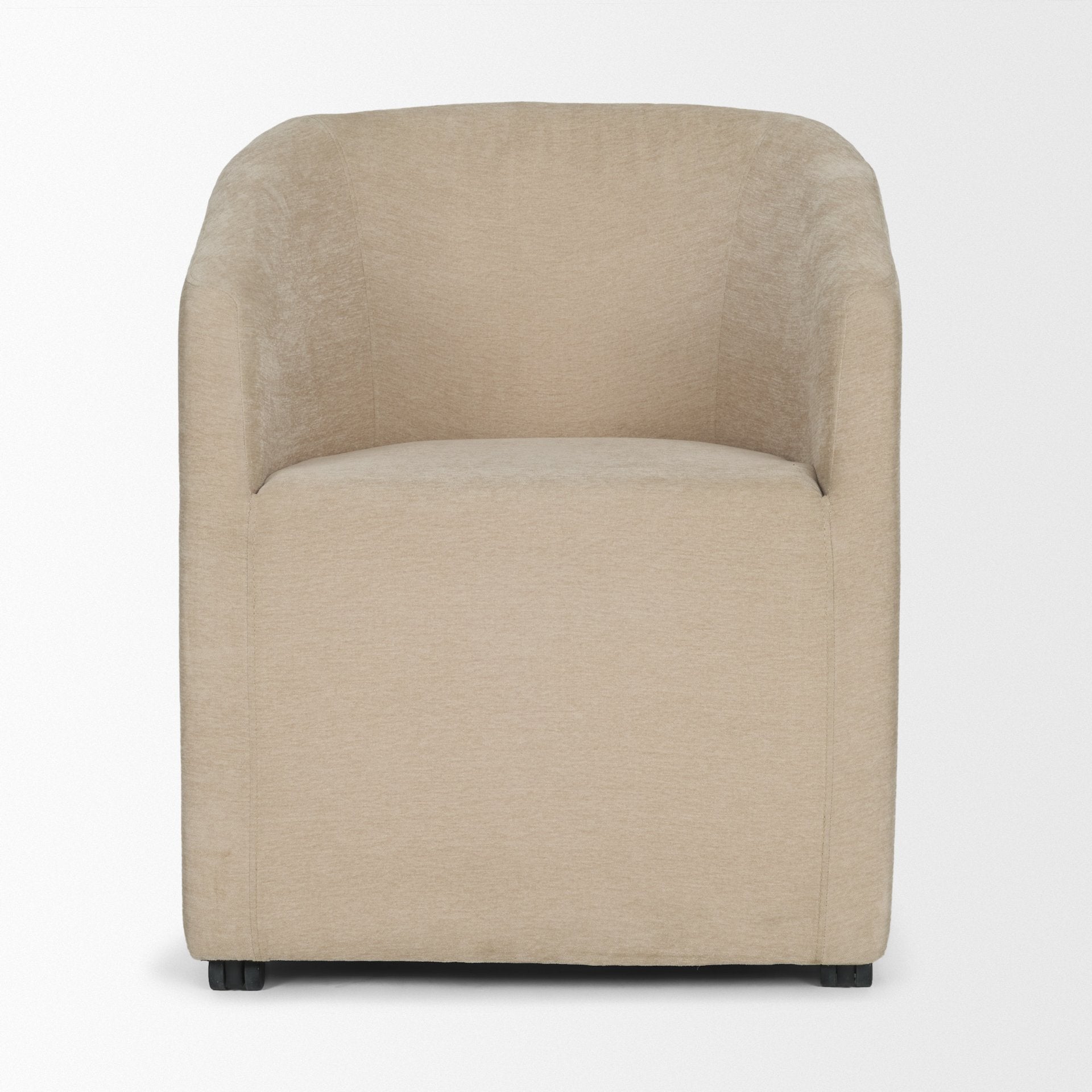 Sondra Performance Fabric Upholstered Club Dining Chair