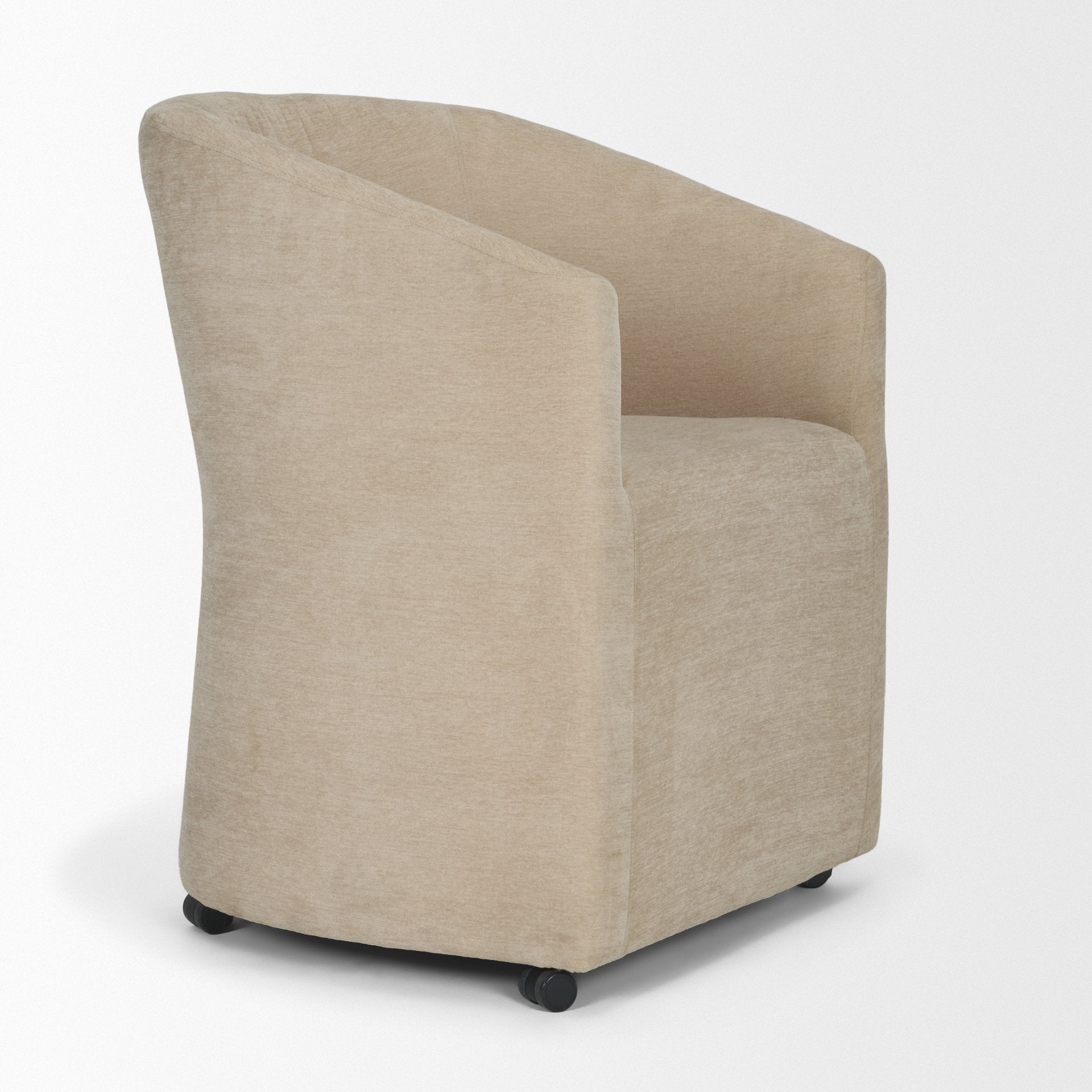 Sondra Performance Fabric Upholstered Club Dining Chair