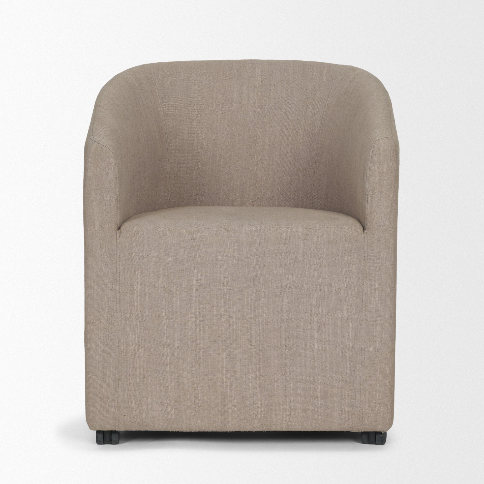 Sondra Performance Fabric Upholstered Club Dining Chair