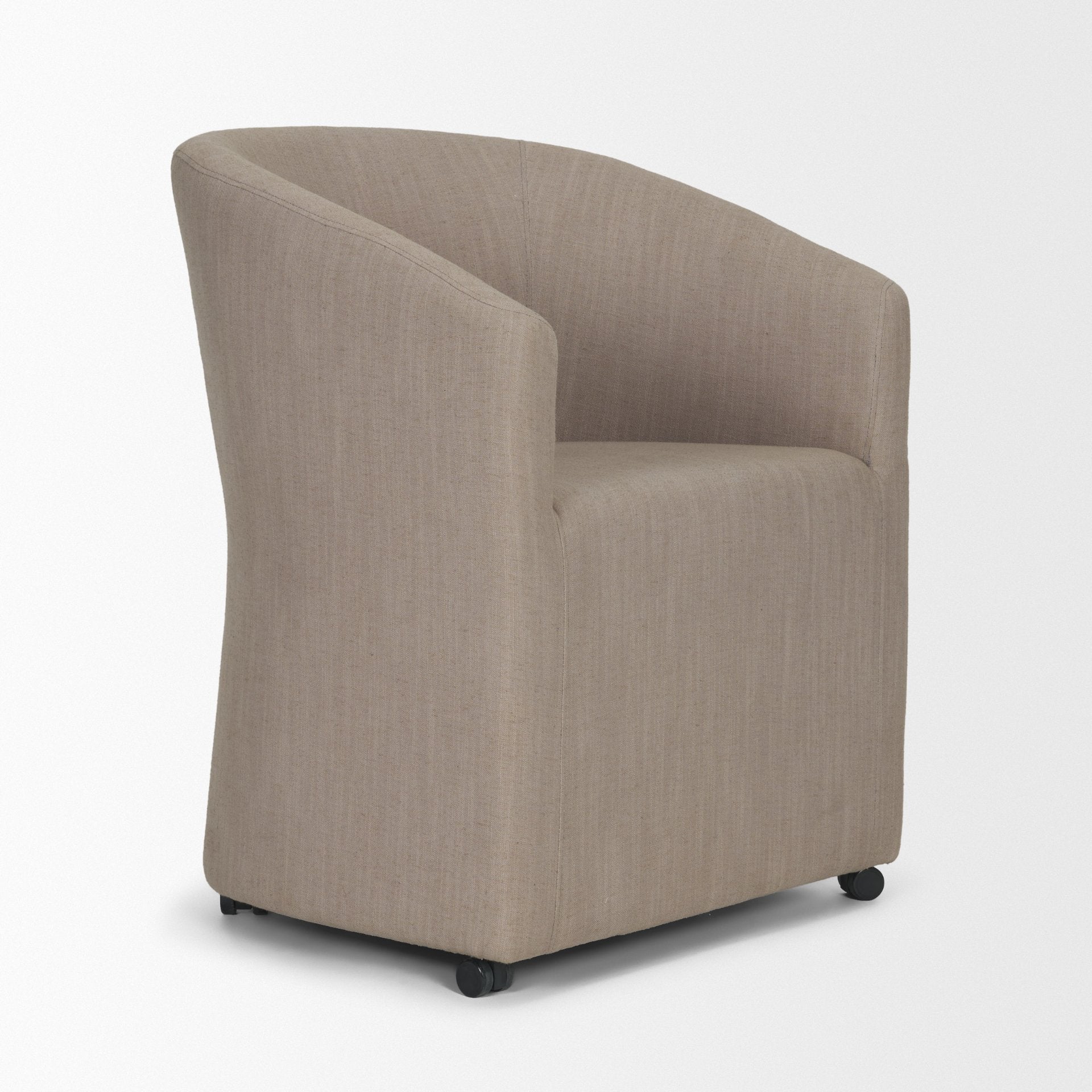 Sondra Performance Fabric Upholstered Club Dining Chair