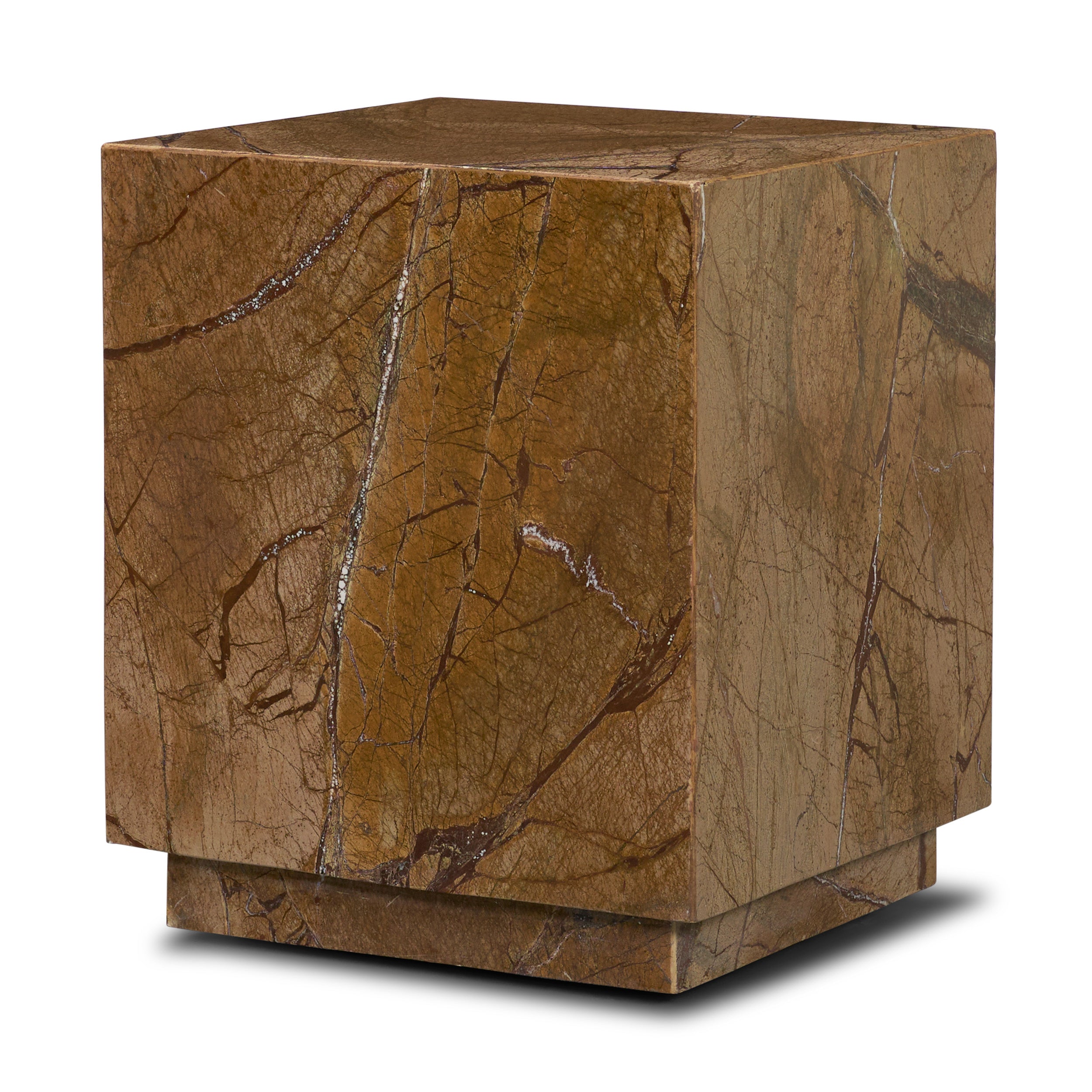 Matteo Solid Marble Square Side Table