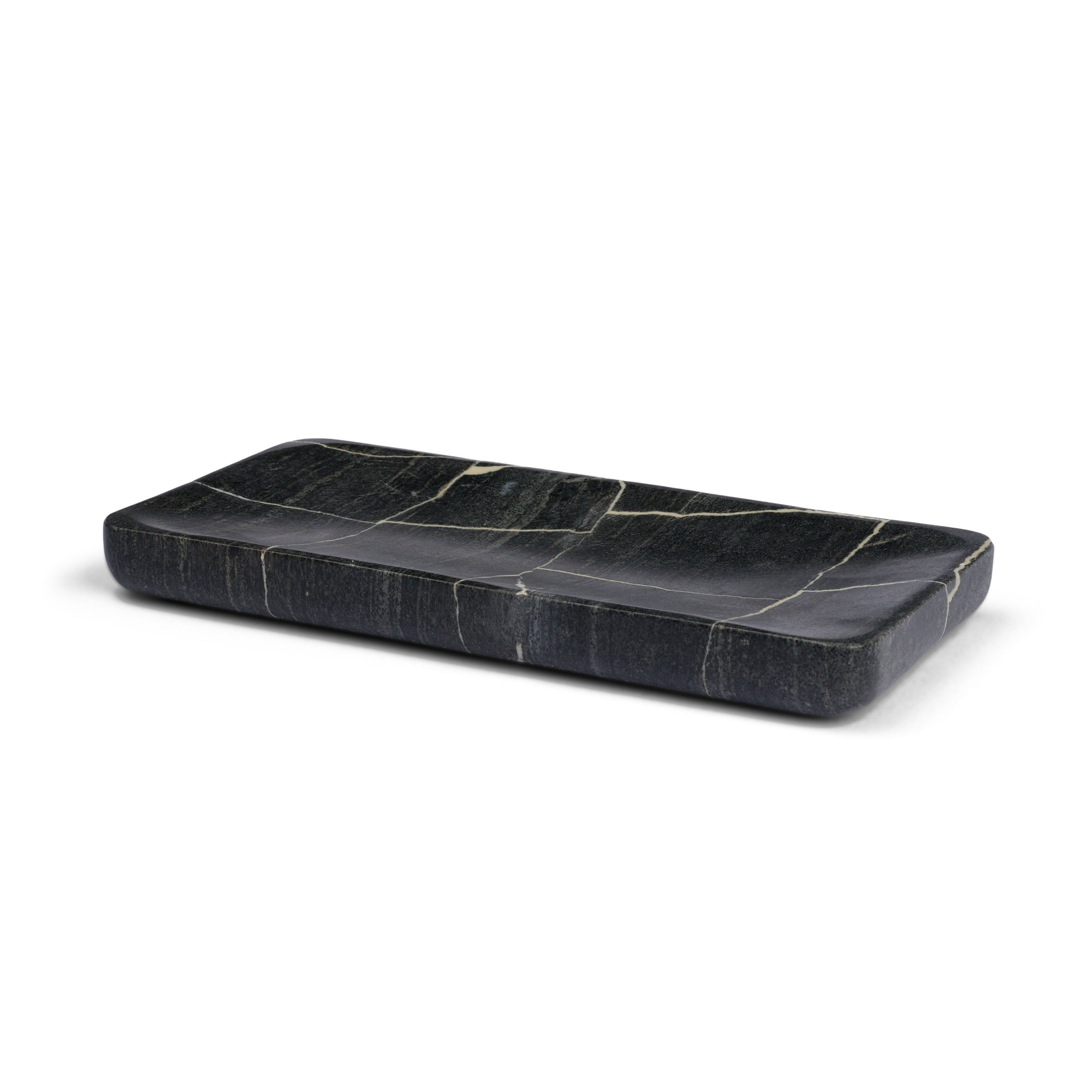 Tratto Rectangular Marble Decorative Tray