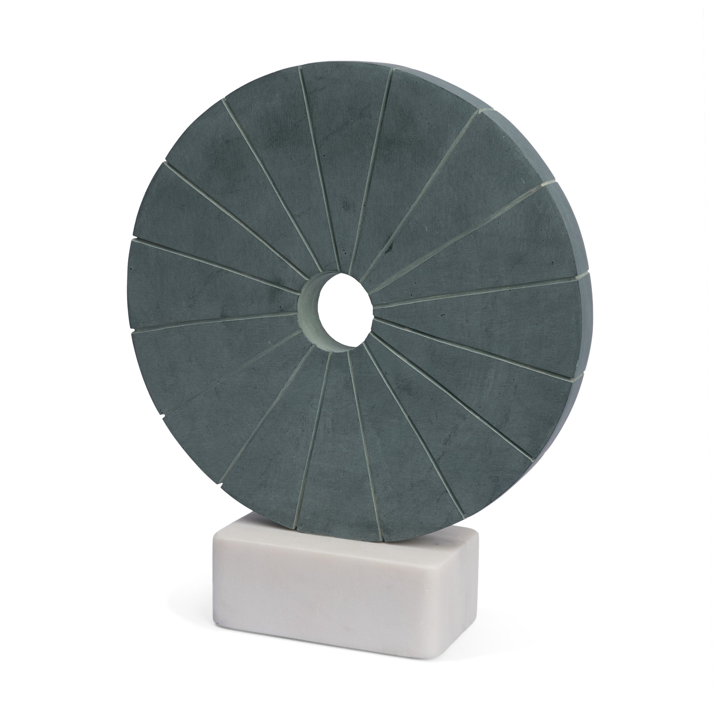 Orin Marble Round Disc Decorative Object