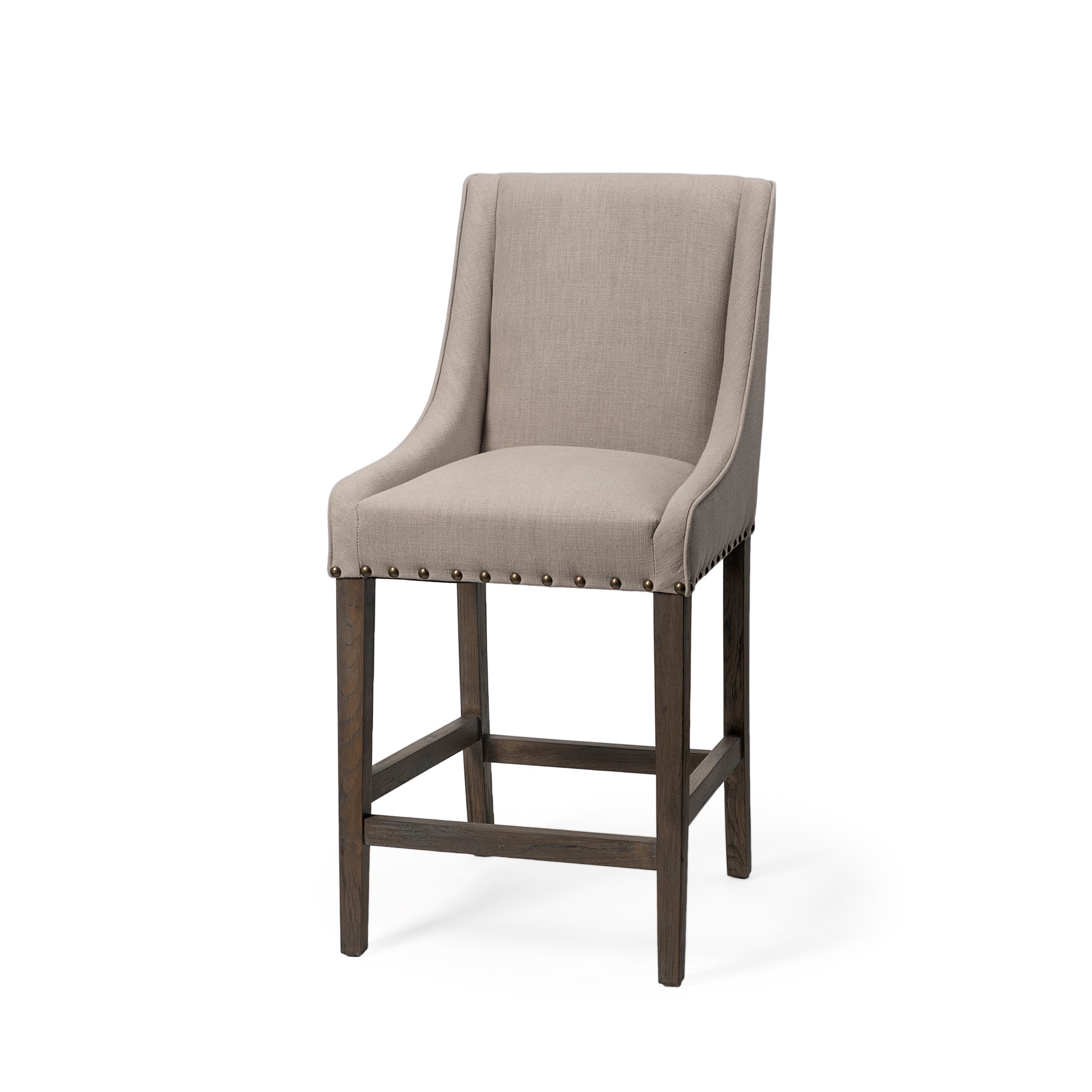 Kensington 27.5" Seat Height Wood Frame Counter Stool