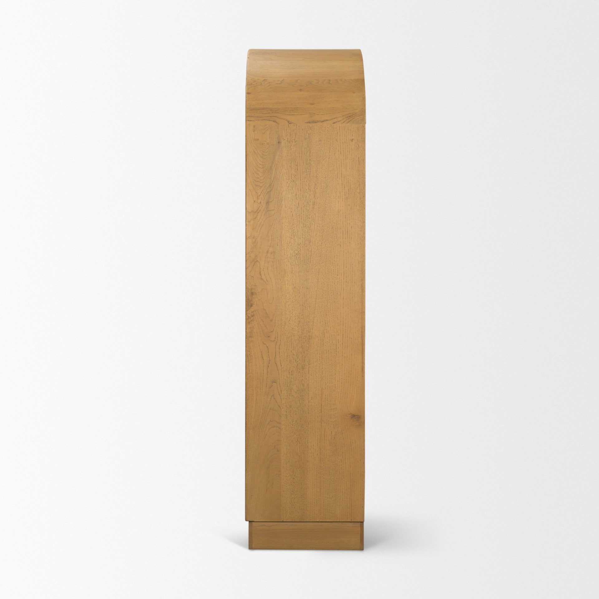 Hawthorne Solid Oak Wood with Glass Curio Cabinet