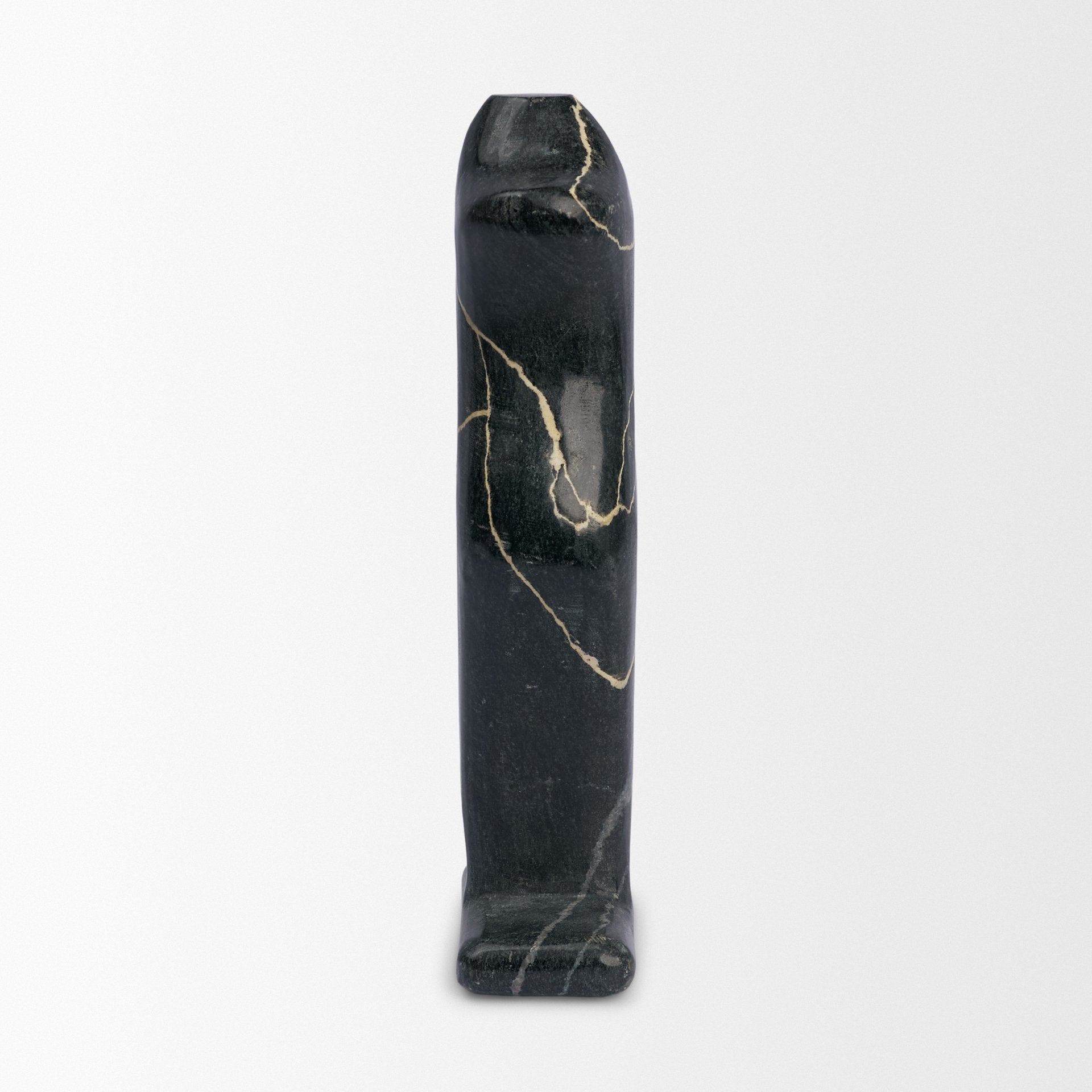 Contour Black Marble Silhouette Decorative Object