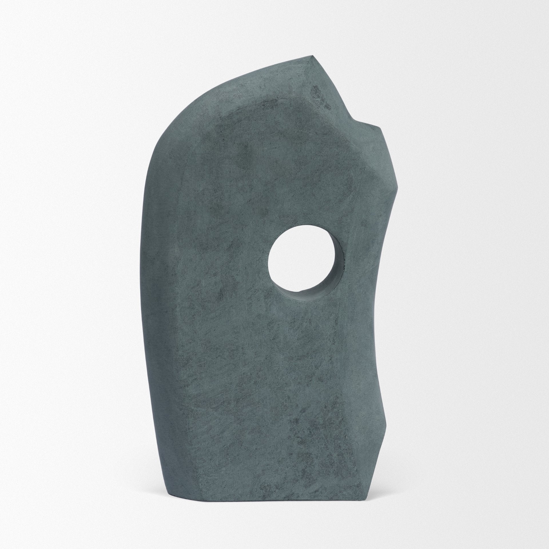 Carico Sculptural Gray Marble Decorative Object