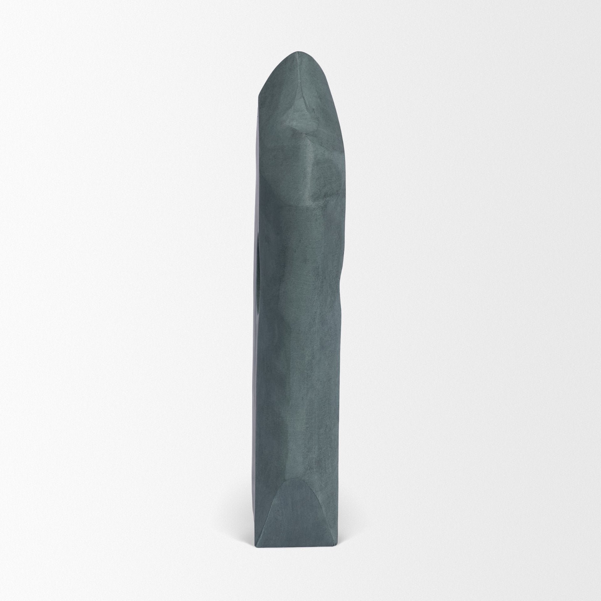 Carico Sculptural Gray Marble Decorative Object