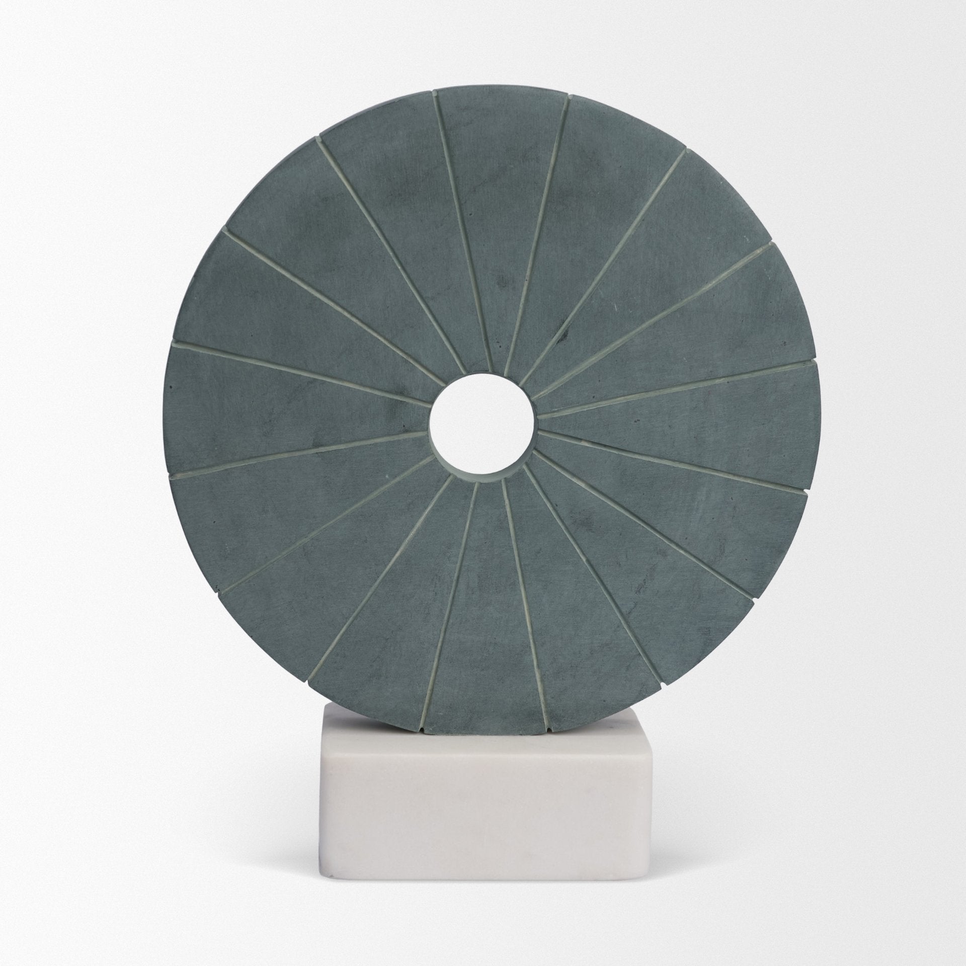 Orin Marble Round Disc Decorative Object