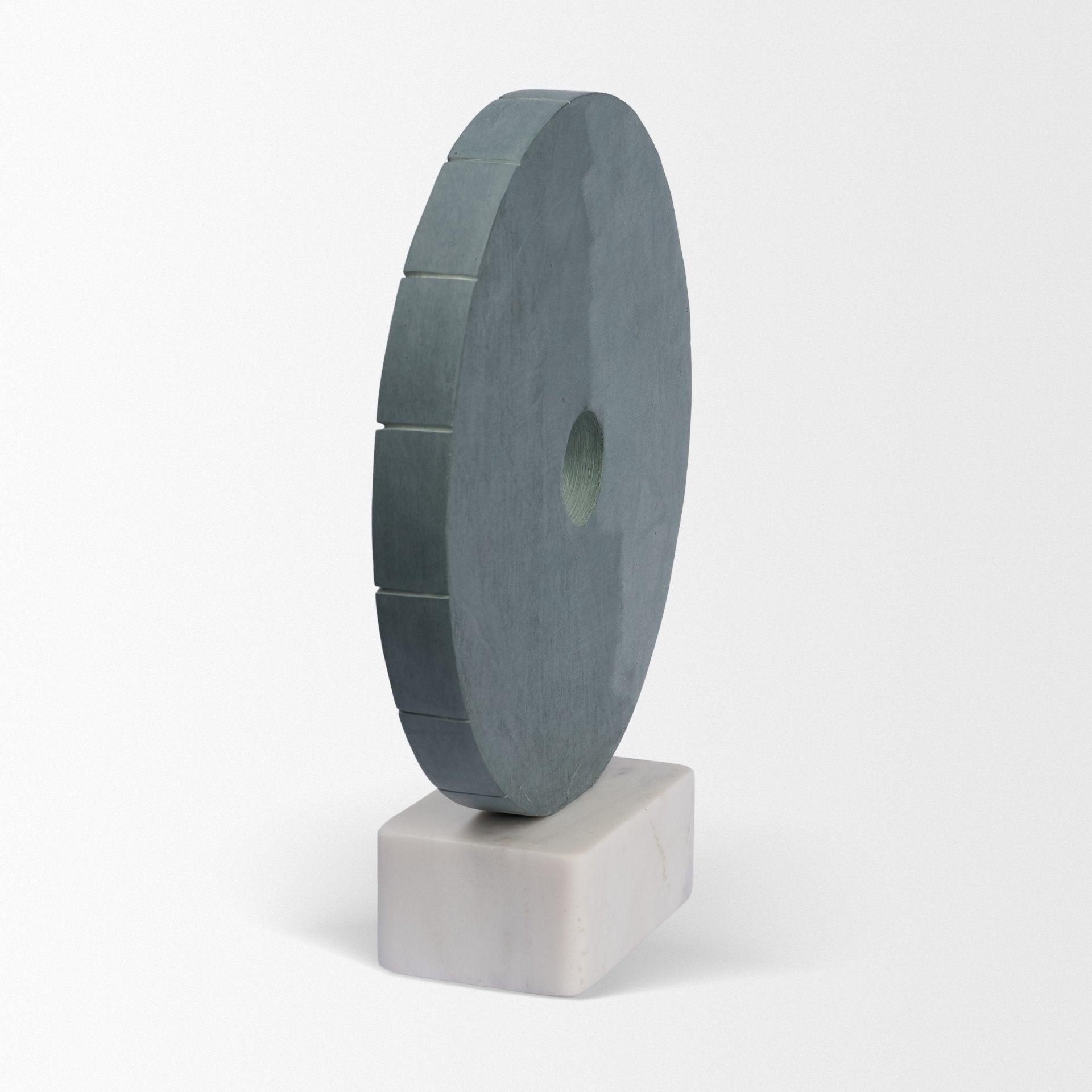 Orin Marble Round Disc Decorative Object