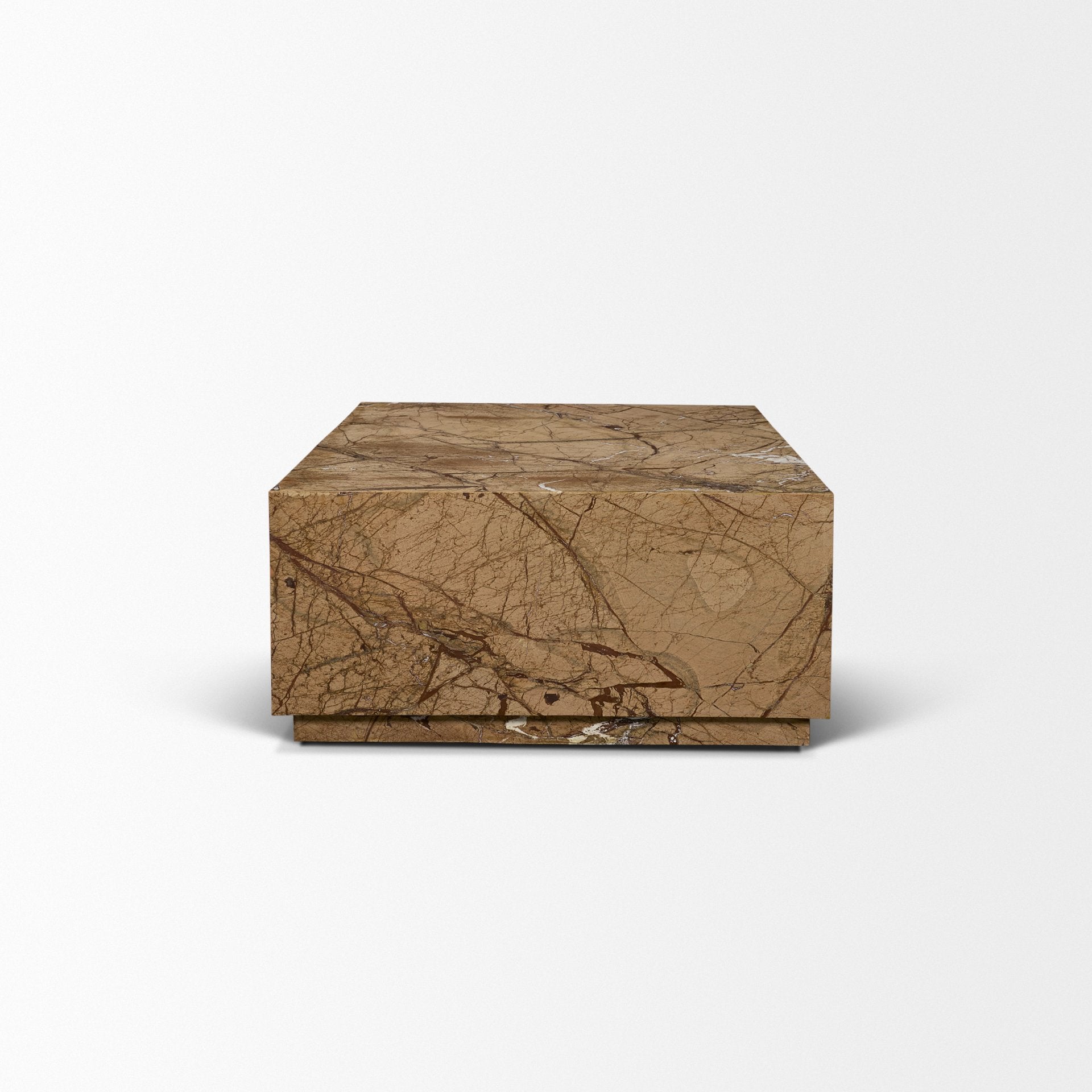 Matteo Solid Marble Rectangular Coffee Table
