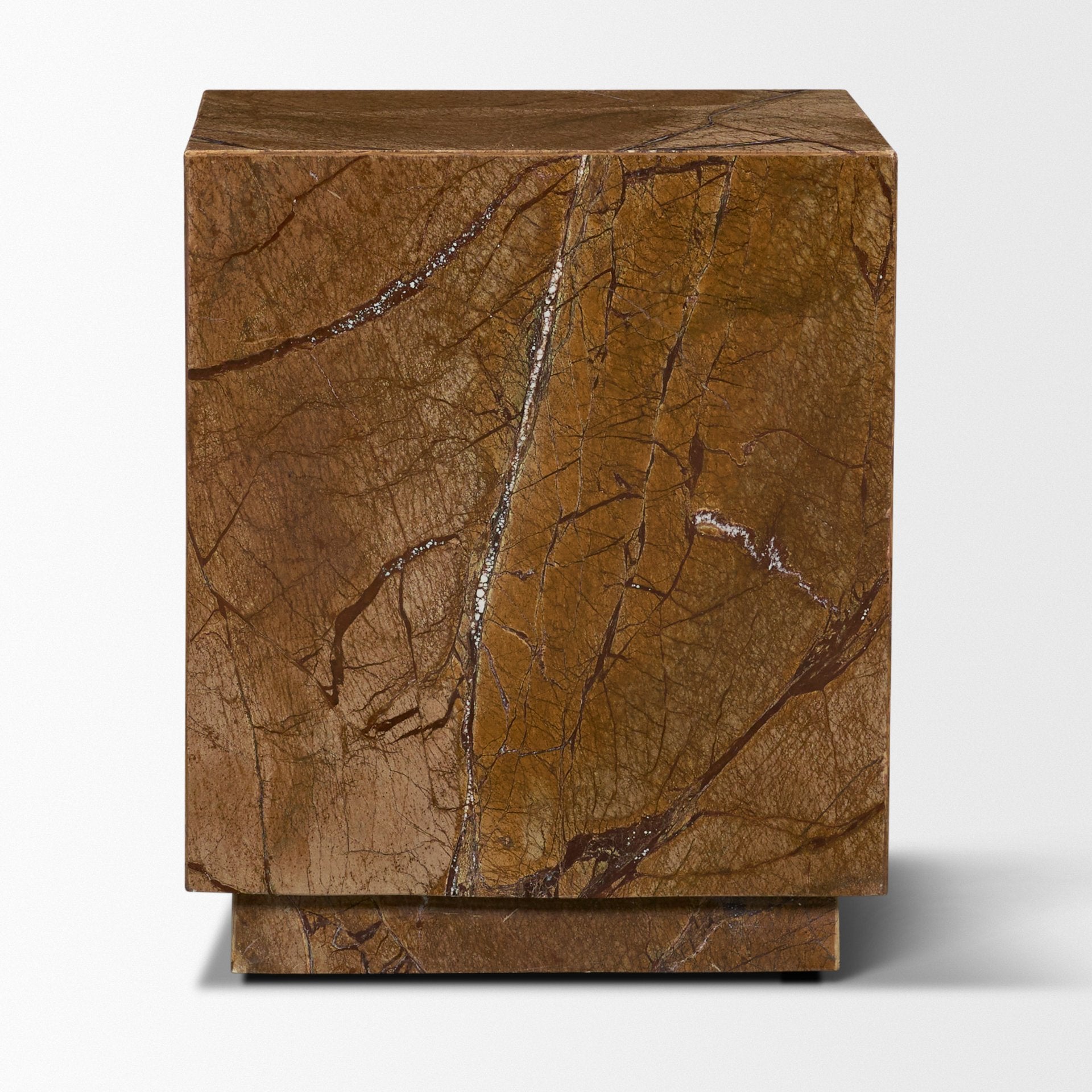 Matteo Solid Marble Square Side Table