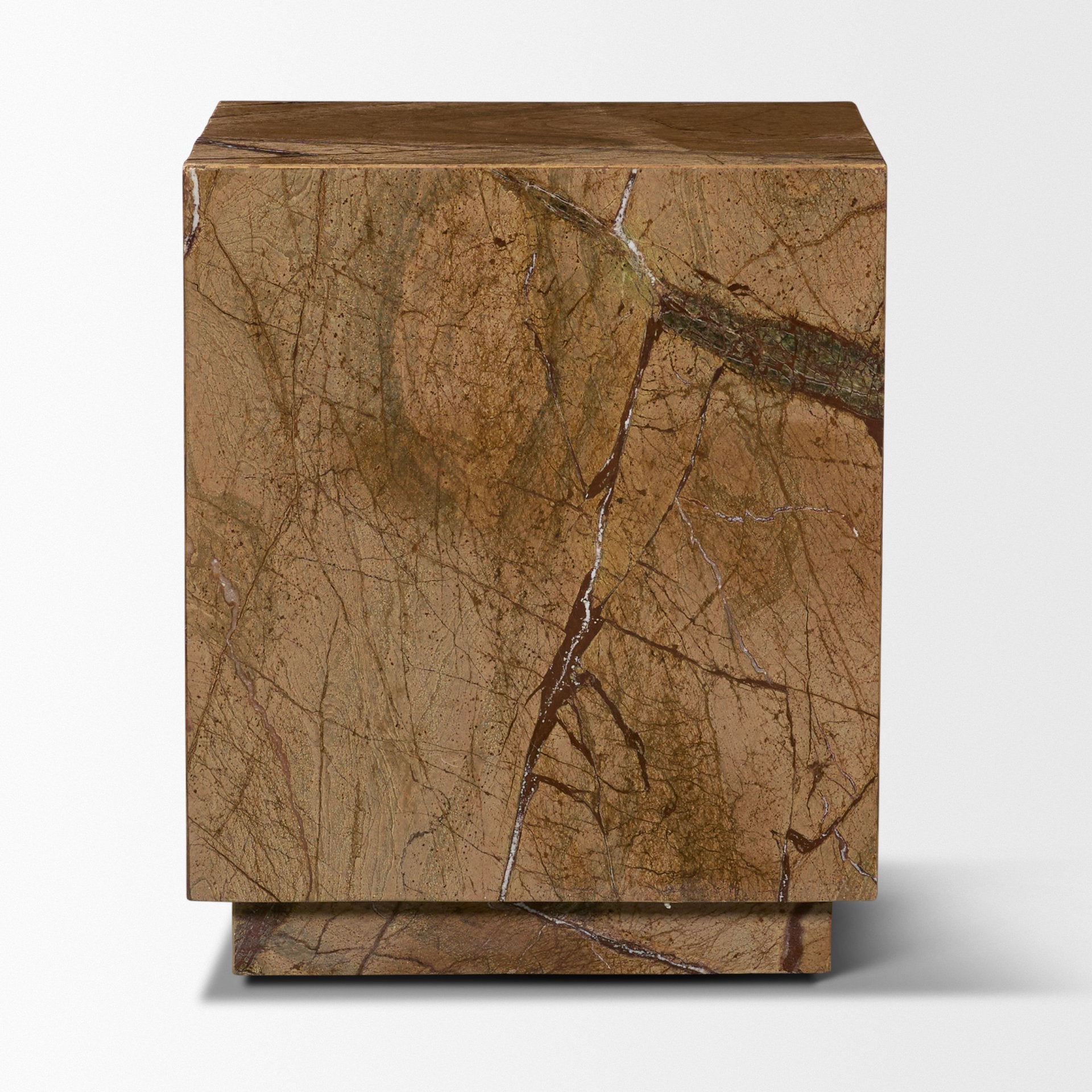 Matteo Solid Marble Square Side Table