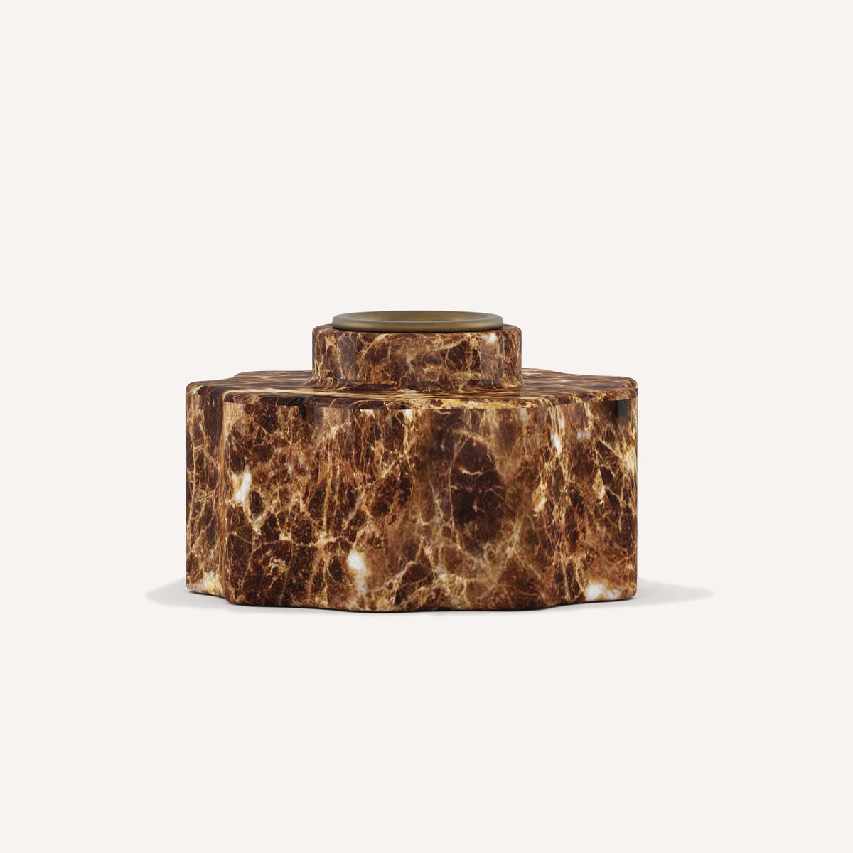 Daisy Candle Holder - Marble
