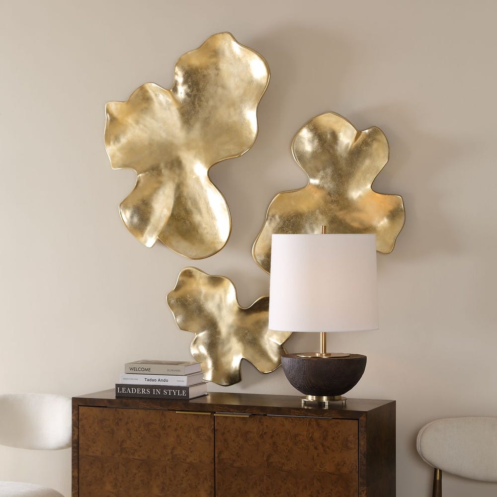Uttermost Lumina Gold Wall Decor - Set of 3