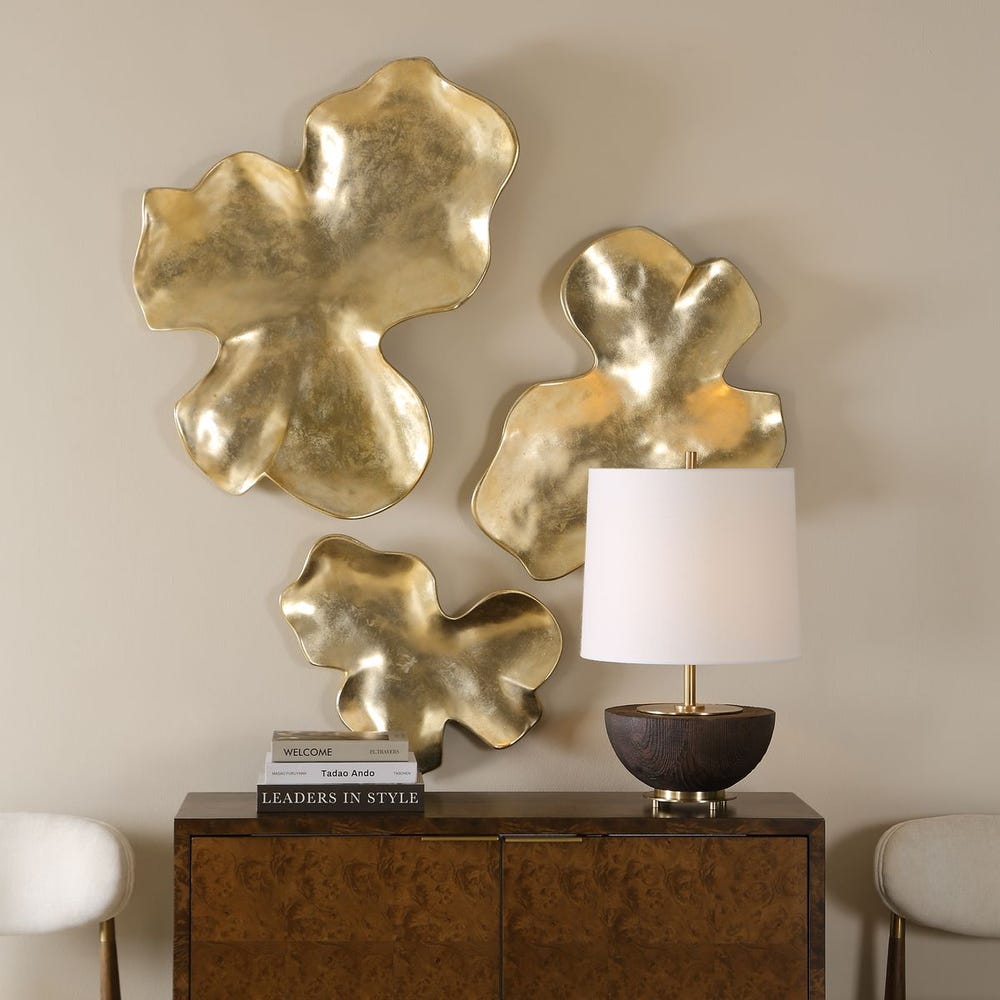 Uttermost Lumina Gold Wall Decor - Set of 3