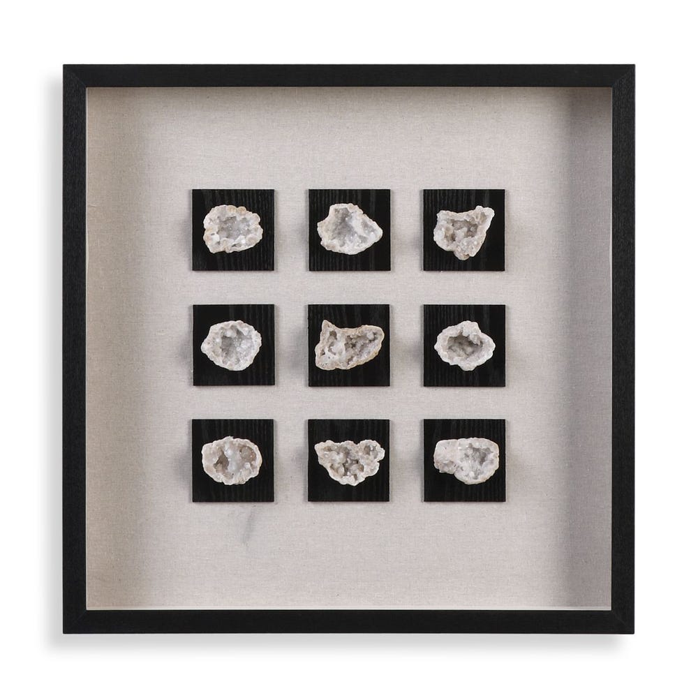 Uttermost Geode Linen Shadow Box