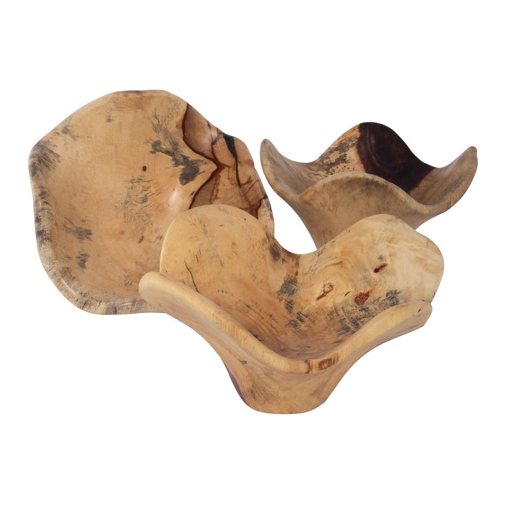 Uttermost Tamarine Wood Wall Art - Set of 3