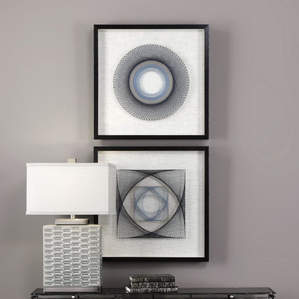Uttermost String Duet Geometric Art - Set of 2
