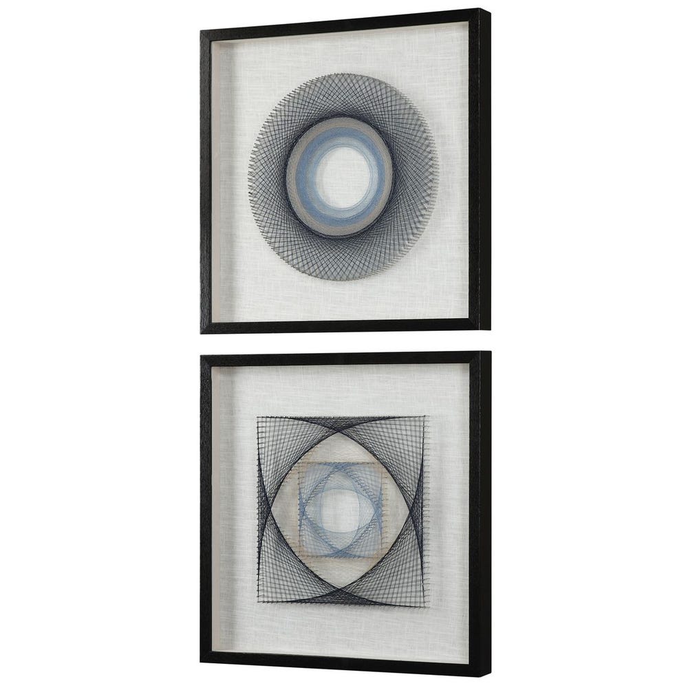 Uttermost String Duet Geometric Art - Set of 2