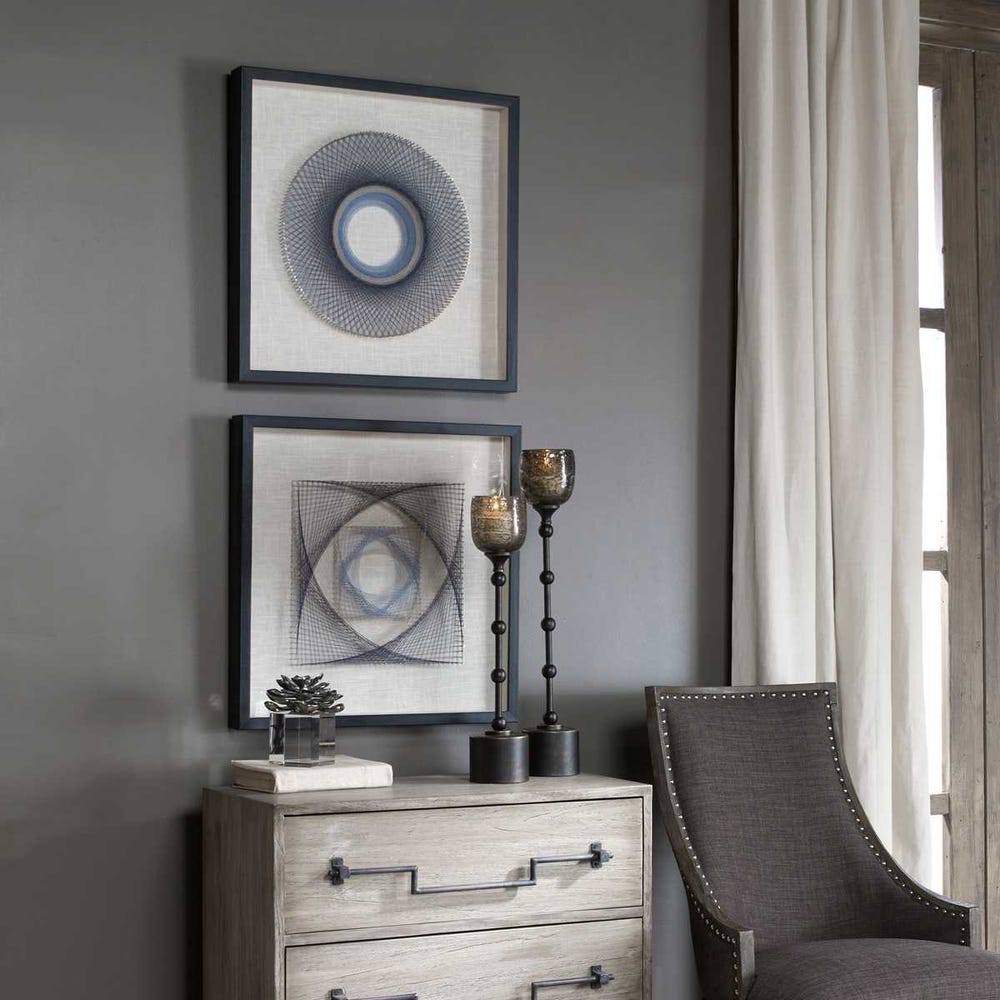 Uttermost String Duet Geometric Art - Set of 2