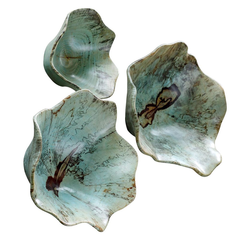 Uttermost Teo Wood Wall Decor - Set of 3
