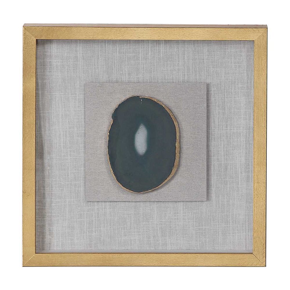 Uttermost Keeva Agate Stone Shadow Box