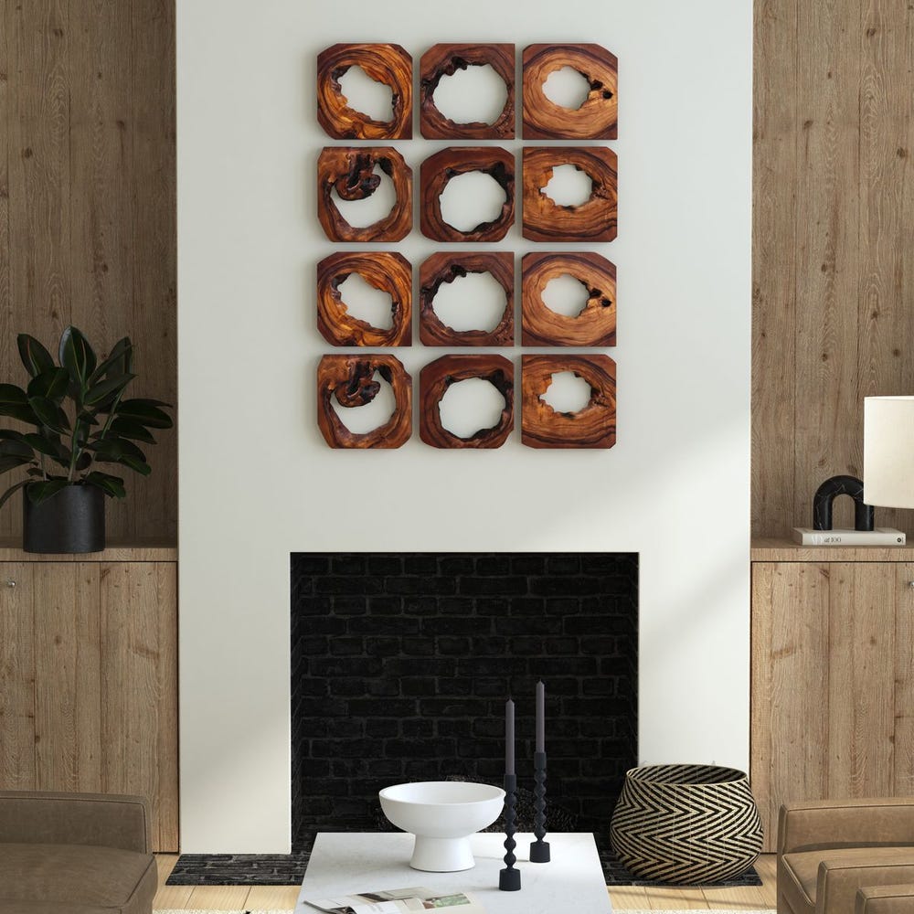 Uttermost Adlai Wood Wall Art - Set of 6
