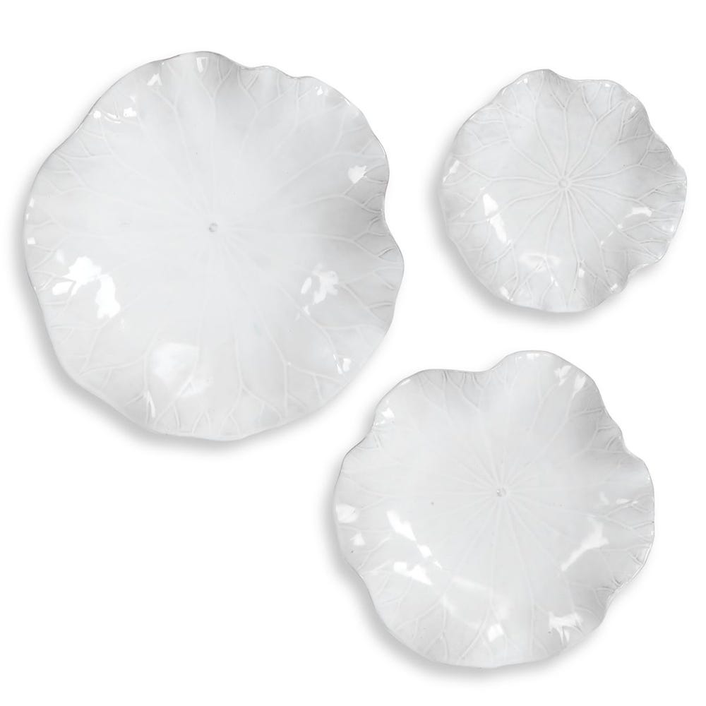 Uttermost Abella Ceramic Flowers - Set of 3