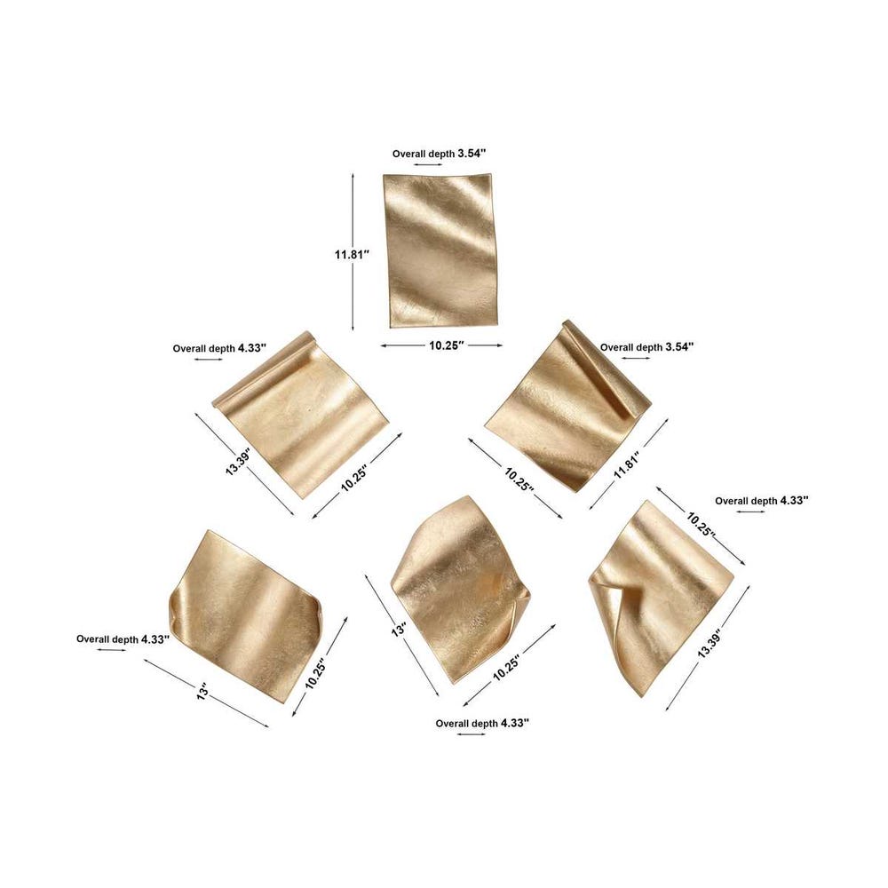 Uttermost Fluttering Pages Wall Decor - Set of 6