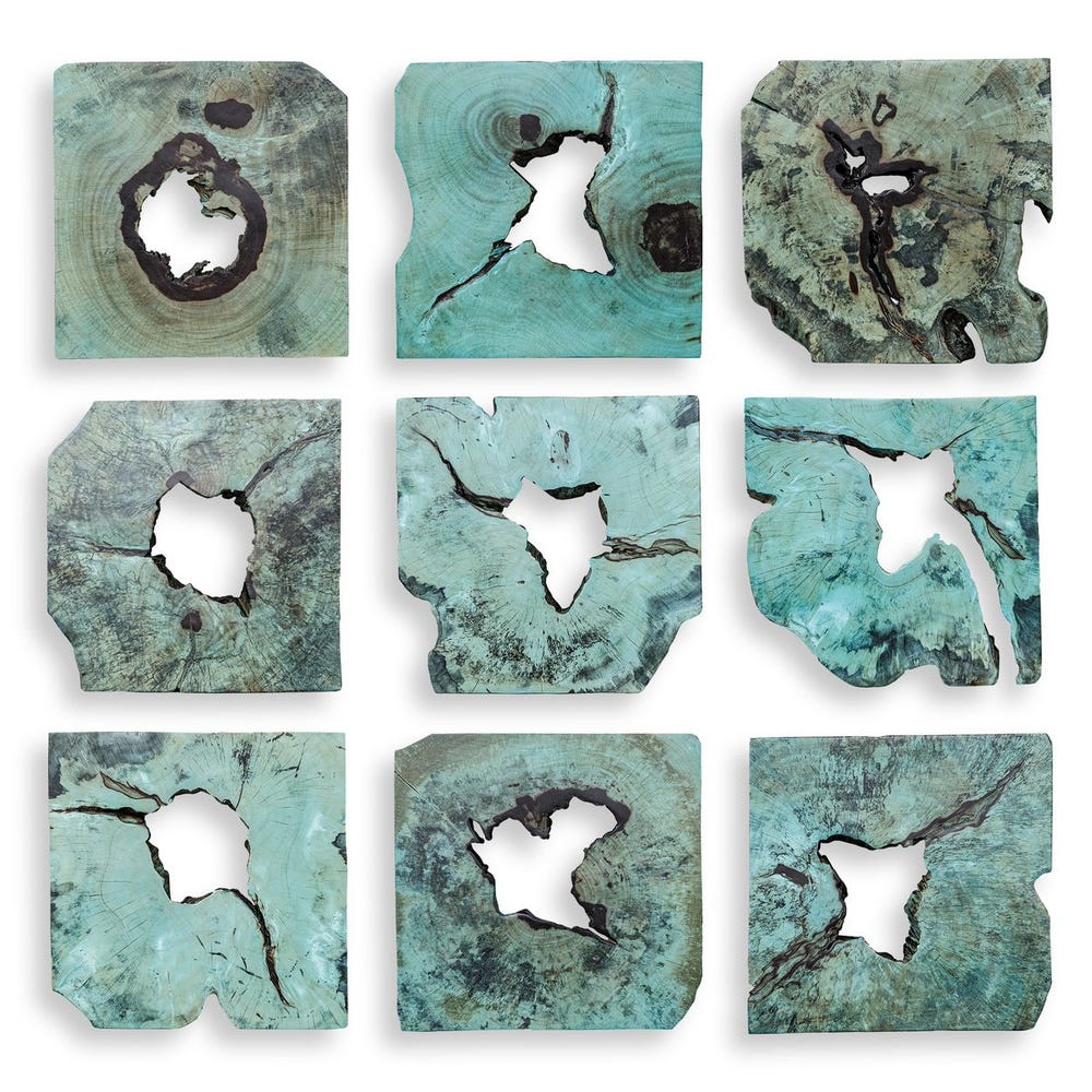 Uttermost Bahati Wood Wall Decor - Set of 9