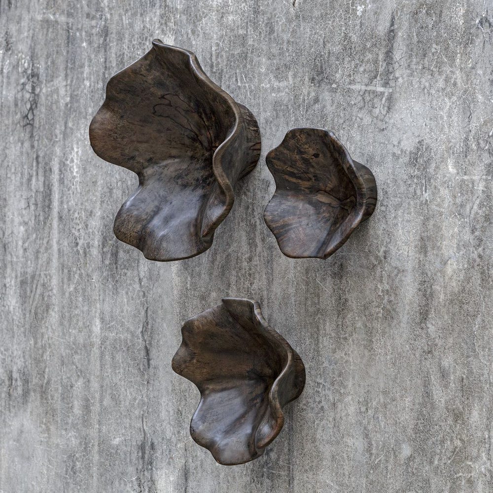 Uttermost Teo Wood Wall Decor - Set of 3