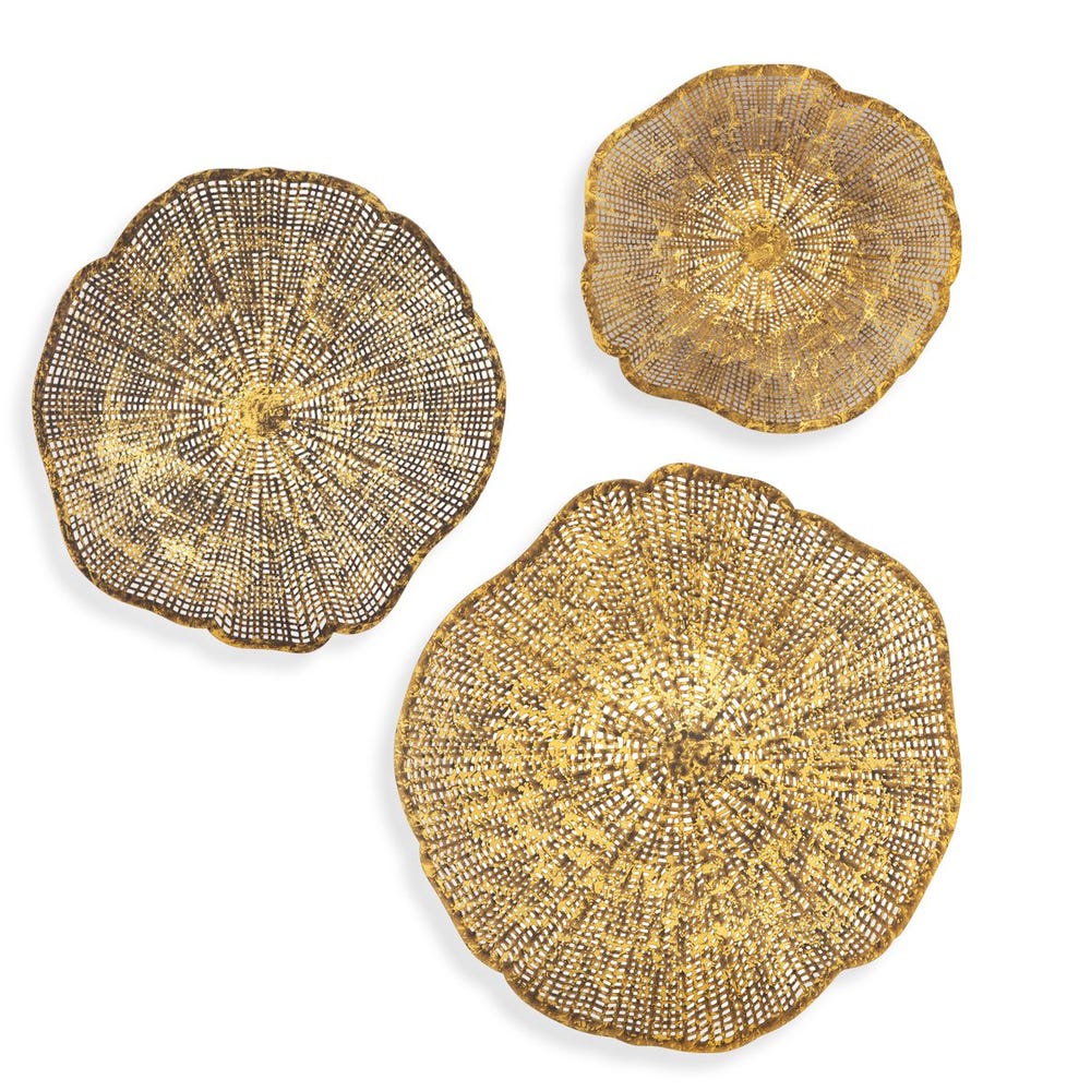 Uttermost Radiance Gold Metal Wall Decor - Set of 3