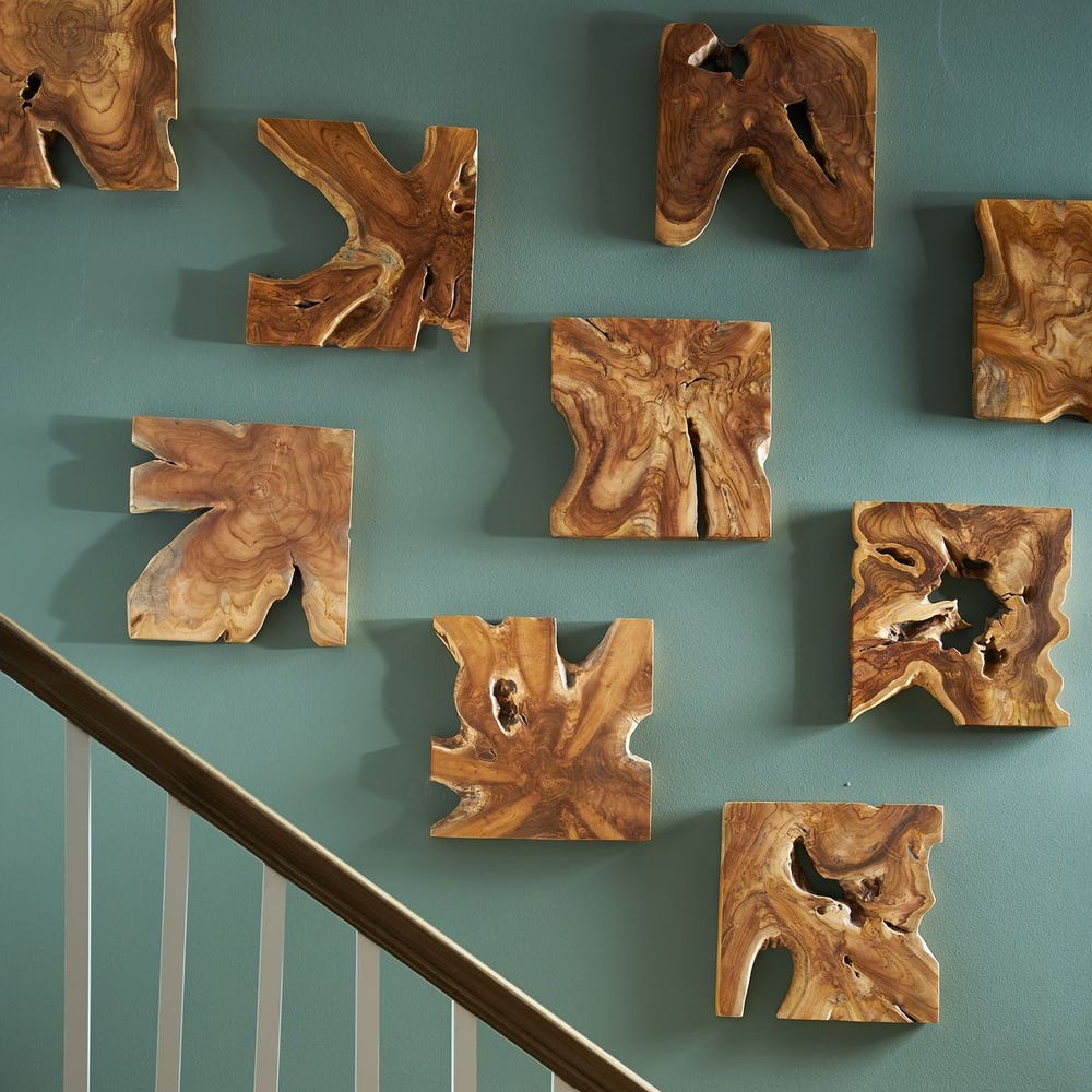 Uttermost Talia Wood Wall Decor - Set of 9