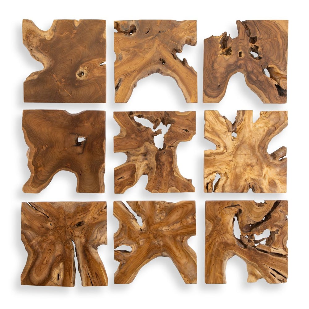 Uttermost Talia Wood Wall Decor - Set of 9