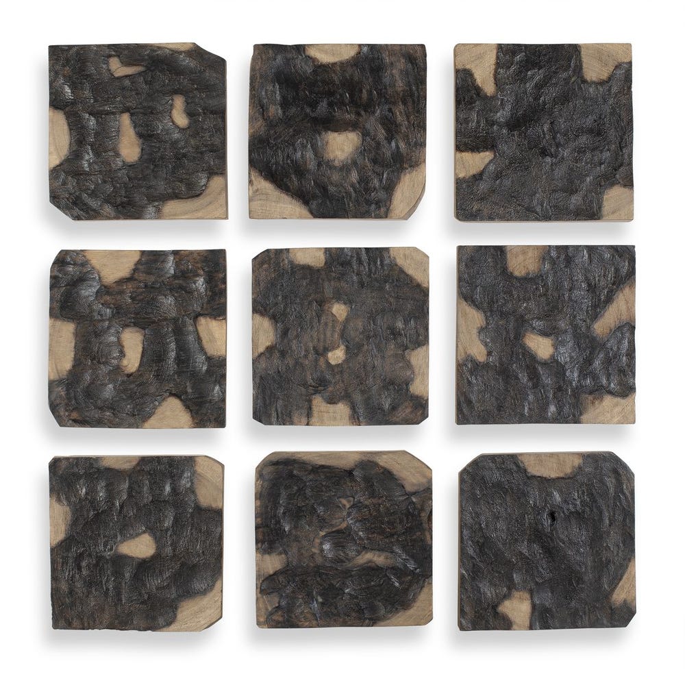 Uttermost Ignite Wood Wall Decor - Set of 9