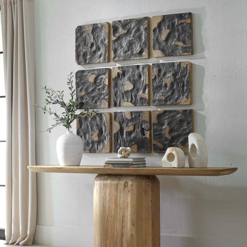 Uttermost Ignite Wood Wall Decor - Set of 9
