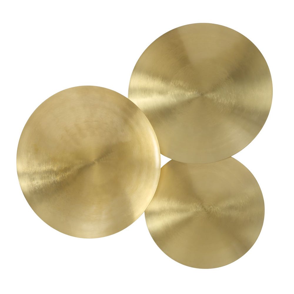 Uttermost Cymbalic Round Brass Wall Art - Set of 3