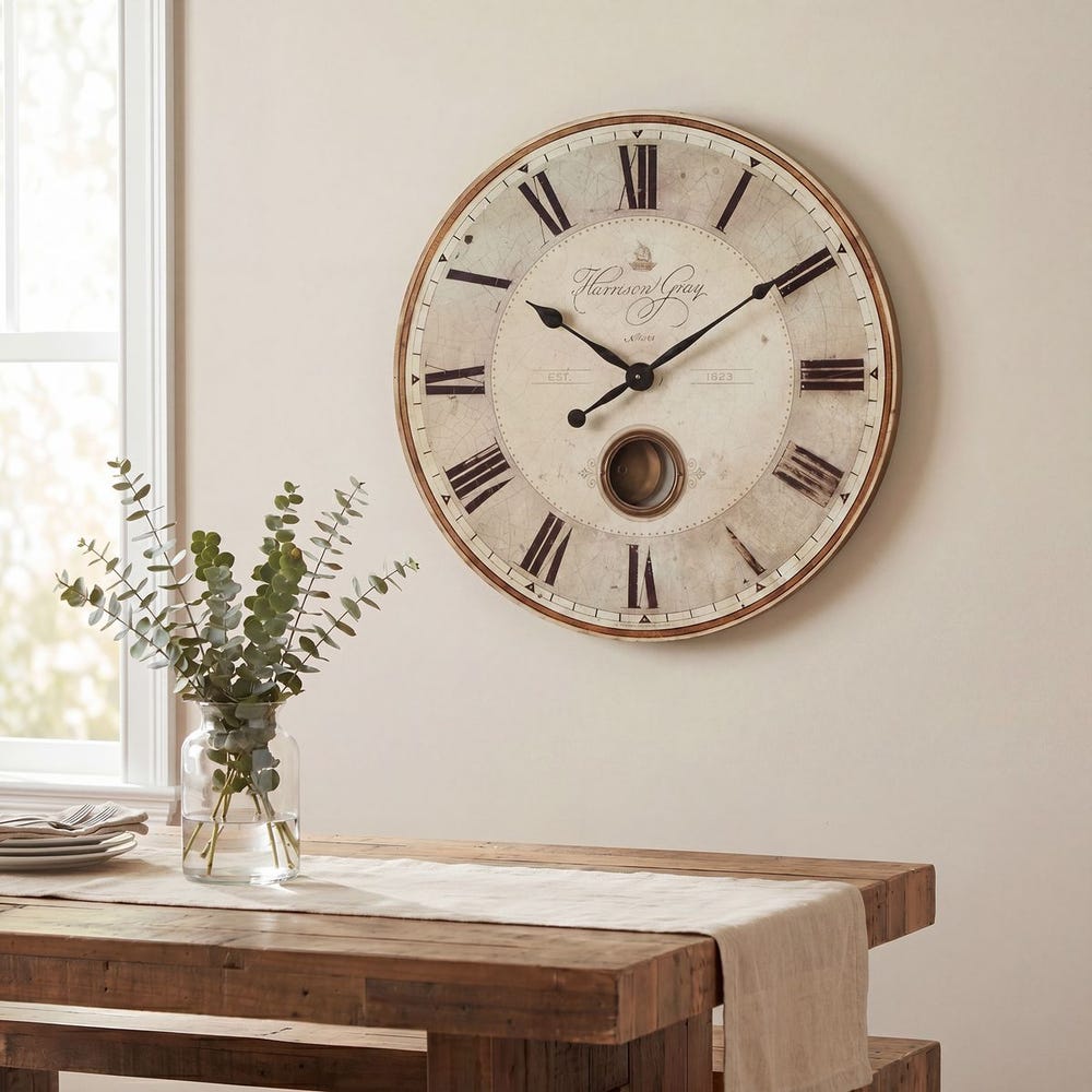 Uttermost Harrison Gray Clock
