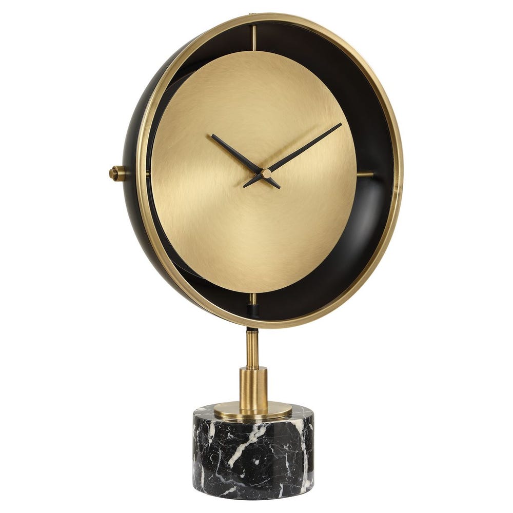 Uttermost Velar Modern Table Clock