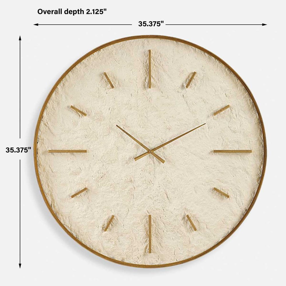 Uttermost Stone Serenity Wall Clock