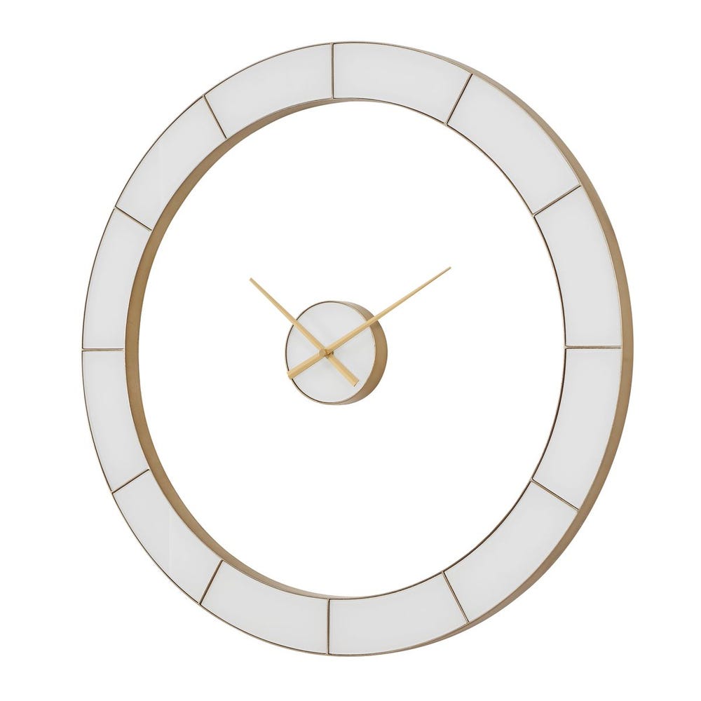 Uttermost Ivory Halo Minimalist Wall Clock