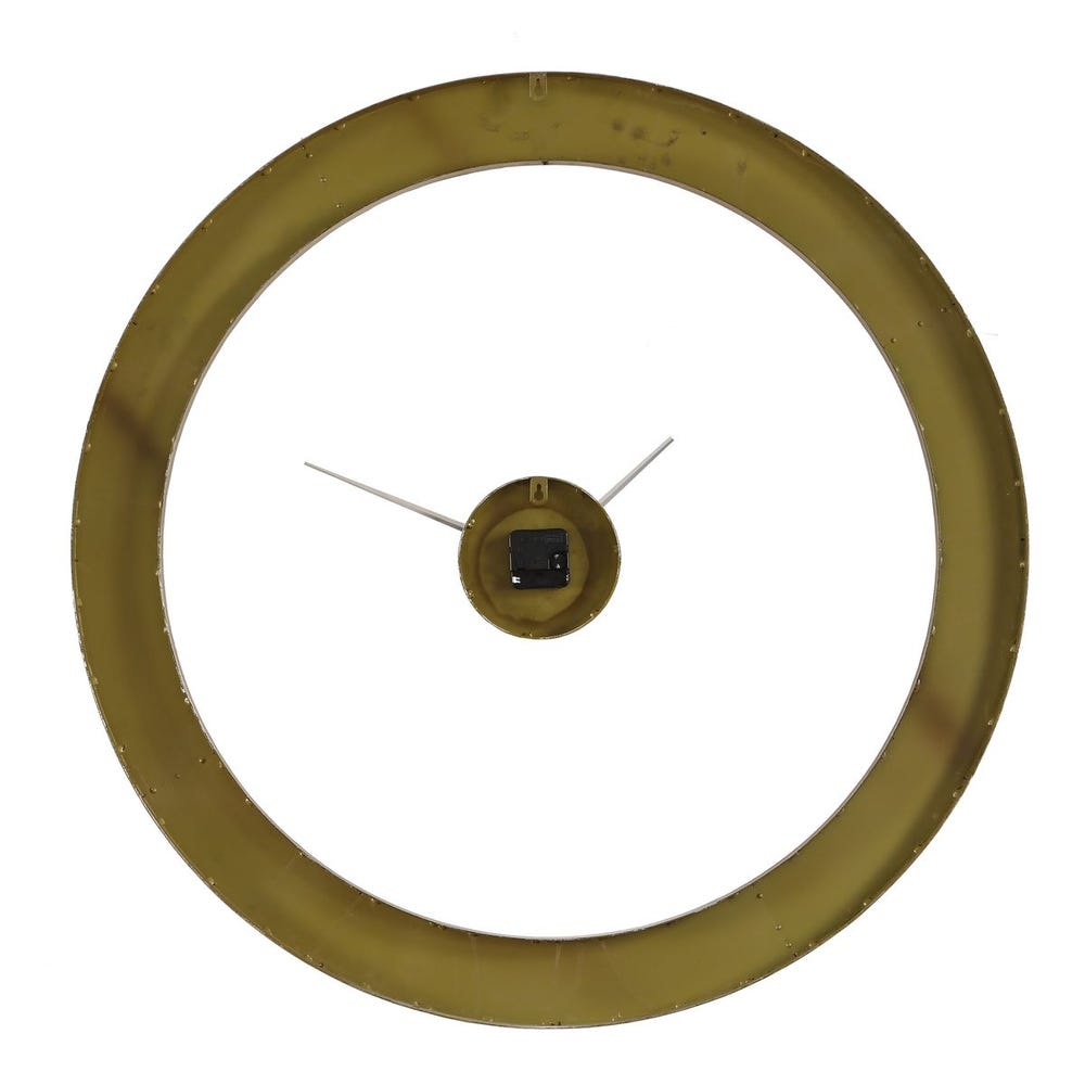 Uttermost Ivory Halo Minimalist Wall Clock
