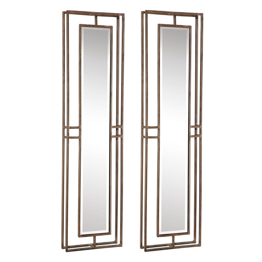 Uttermost Rutledge Gold Mirrors - Set of 2