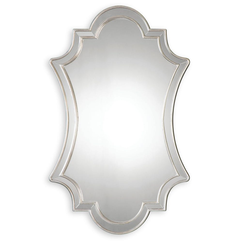 Uttermost Elara Antiqued Silver Wall Mirror