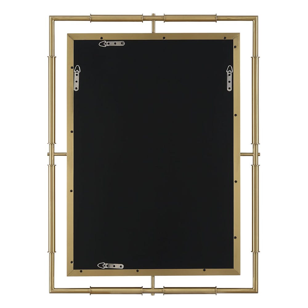 Uttermost It's All Connected Rectangle Brass Mirror