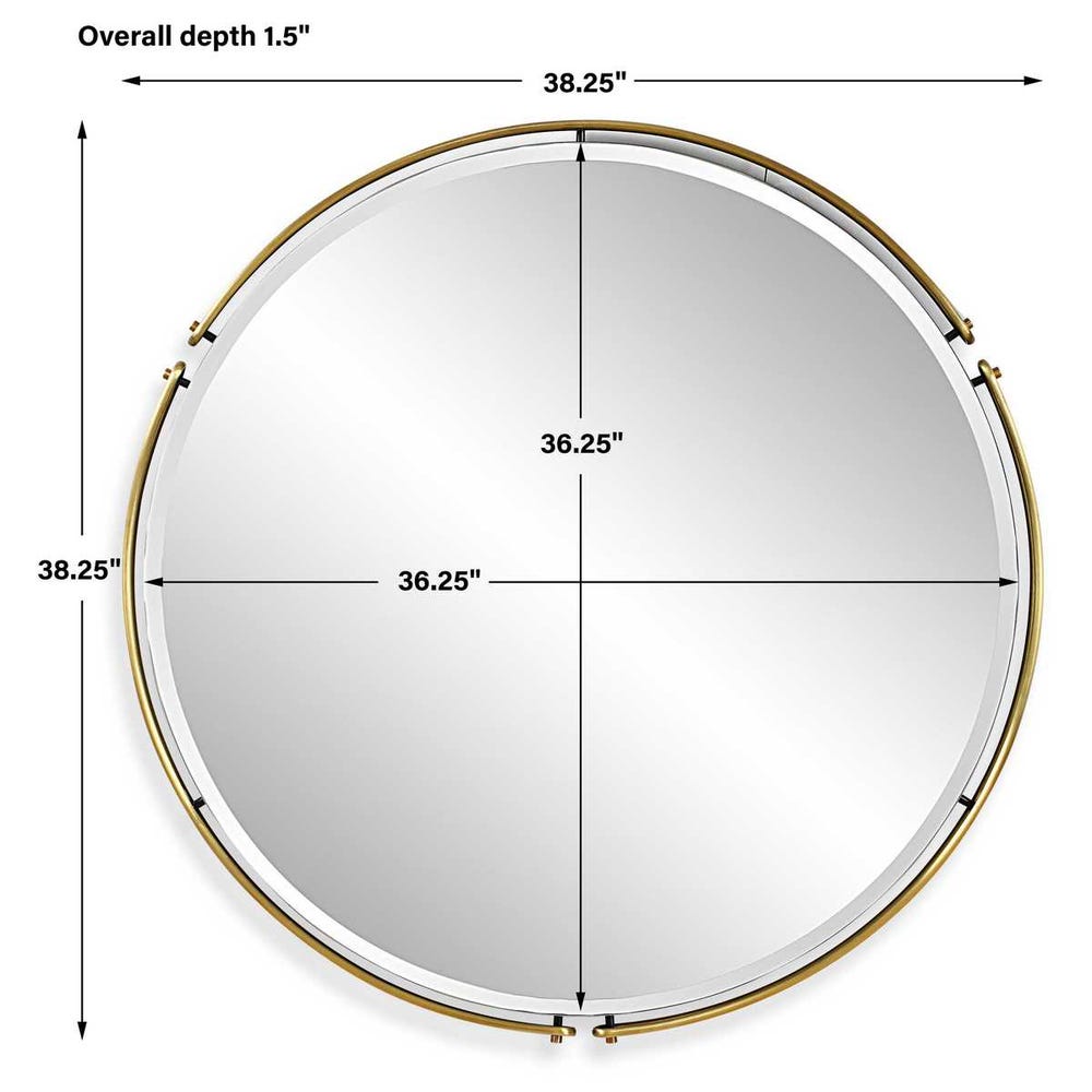 Uttermost Wesley Round Mirror