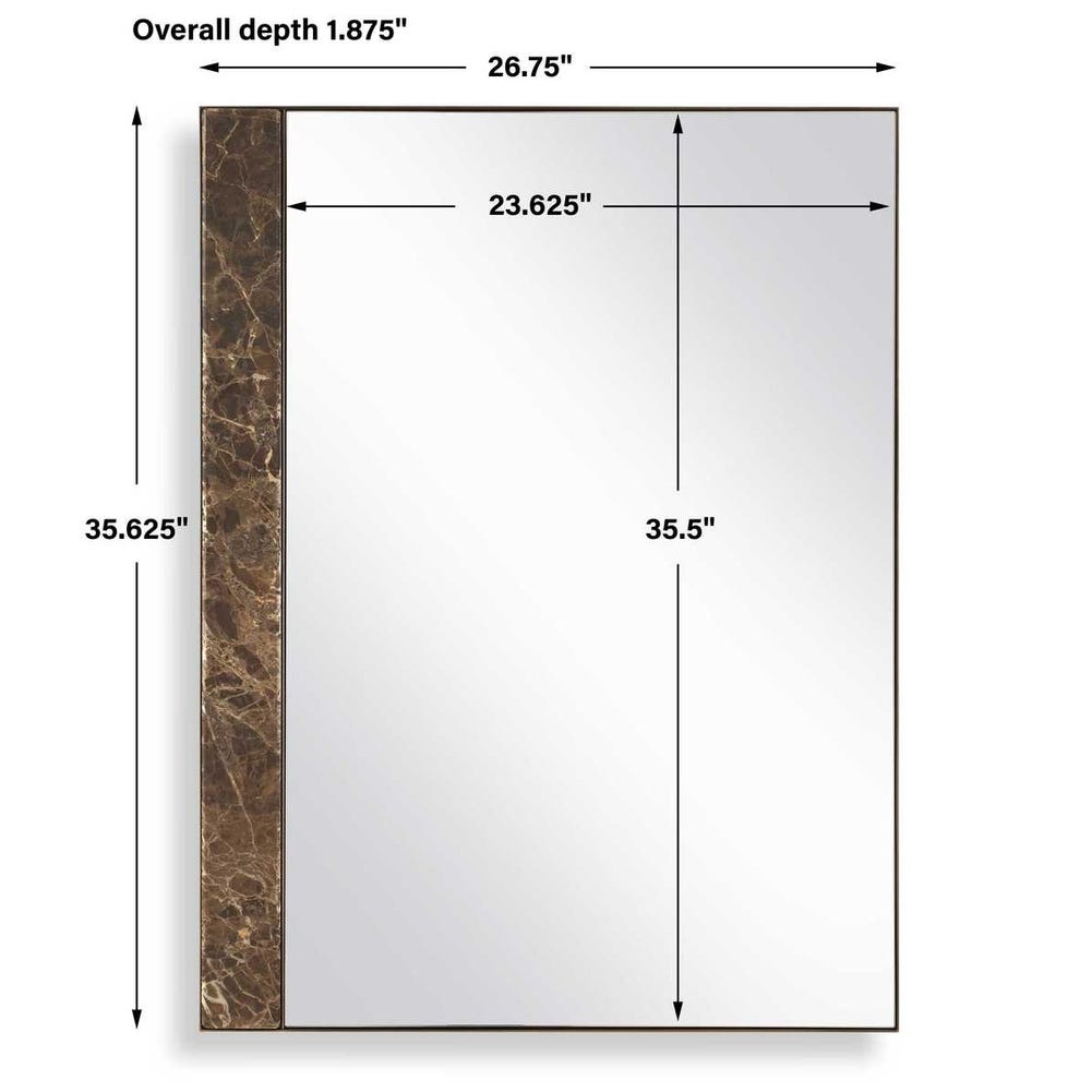 Uttermost Hanover Marble Mirror